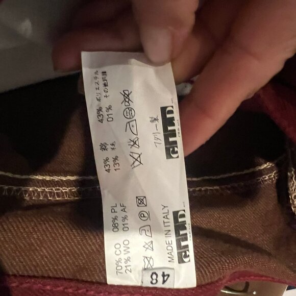 MENS ANDREW MACKENZIE BARREL DICE EMBROIDERED PANTS SIZE 48 EU / 32 US SAMPLE - Picture 8 of 8